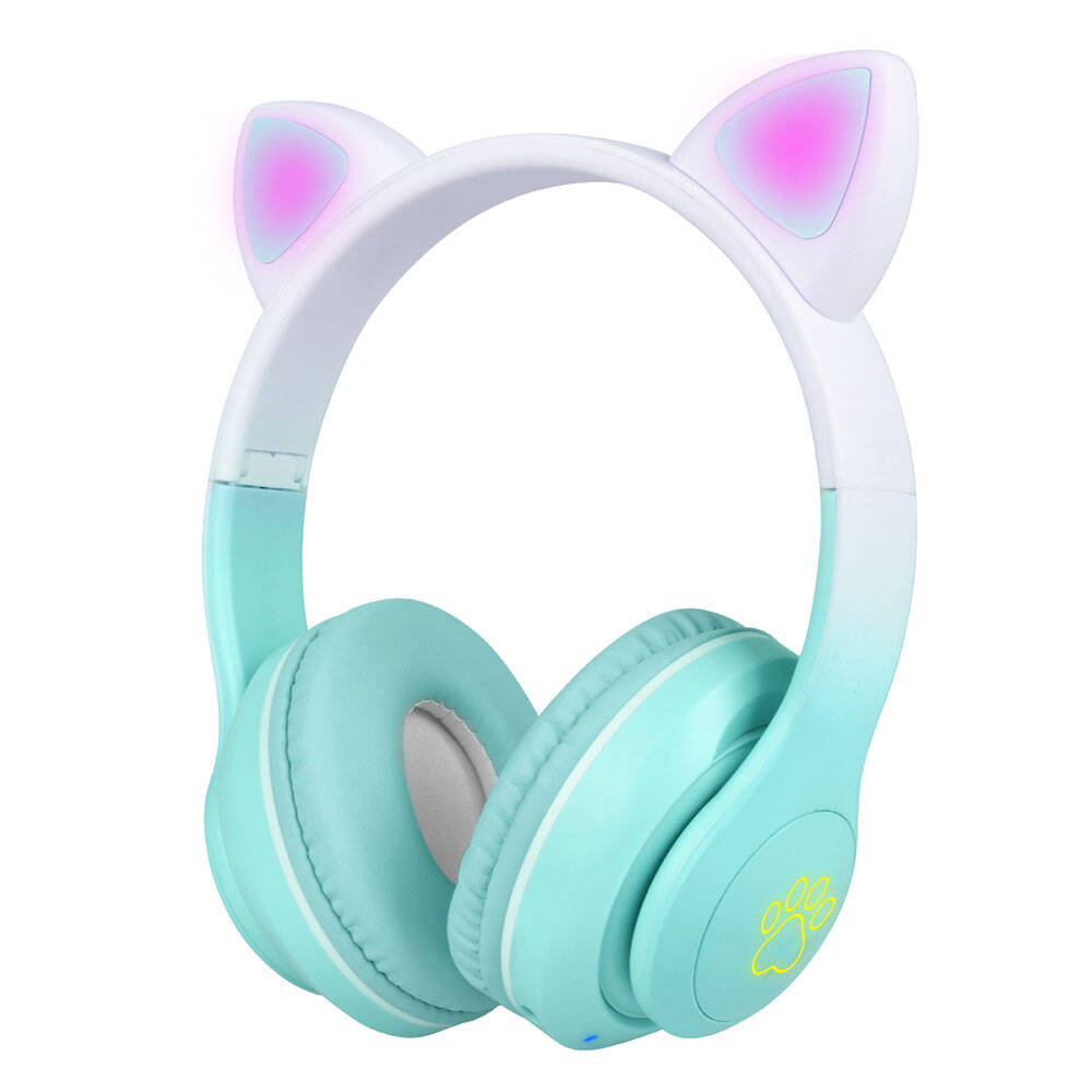 Cepax STN-28 Pro Kedi Kulaklı Tasarımlı RGB Işıklı Bluetooth Kulaklık - 7 Cepax STN-28 Pro Kedi Kulaklı Tasarımlı RGB Işıklı Bluetooth Kulaklık - 7